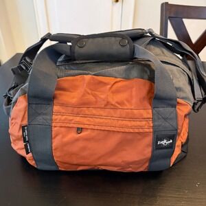 Eagle Creek ES Cargo Duffel Small Orange Grey Cordura Travel Bag Carry On 30L
